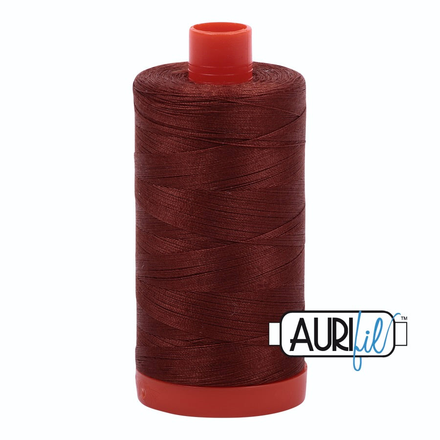 Aurifil 50wt Thread - Copper Brown 4012