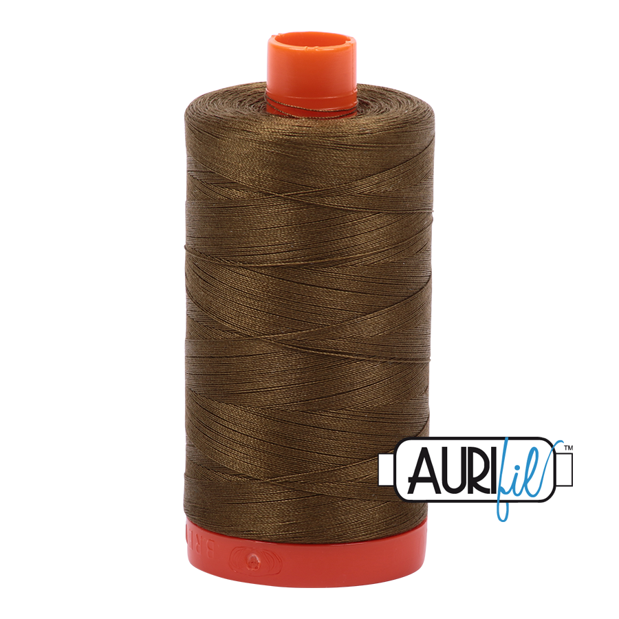 Aurifil 50wt Thread - Dark Olive 4173