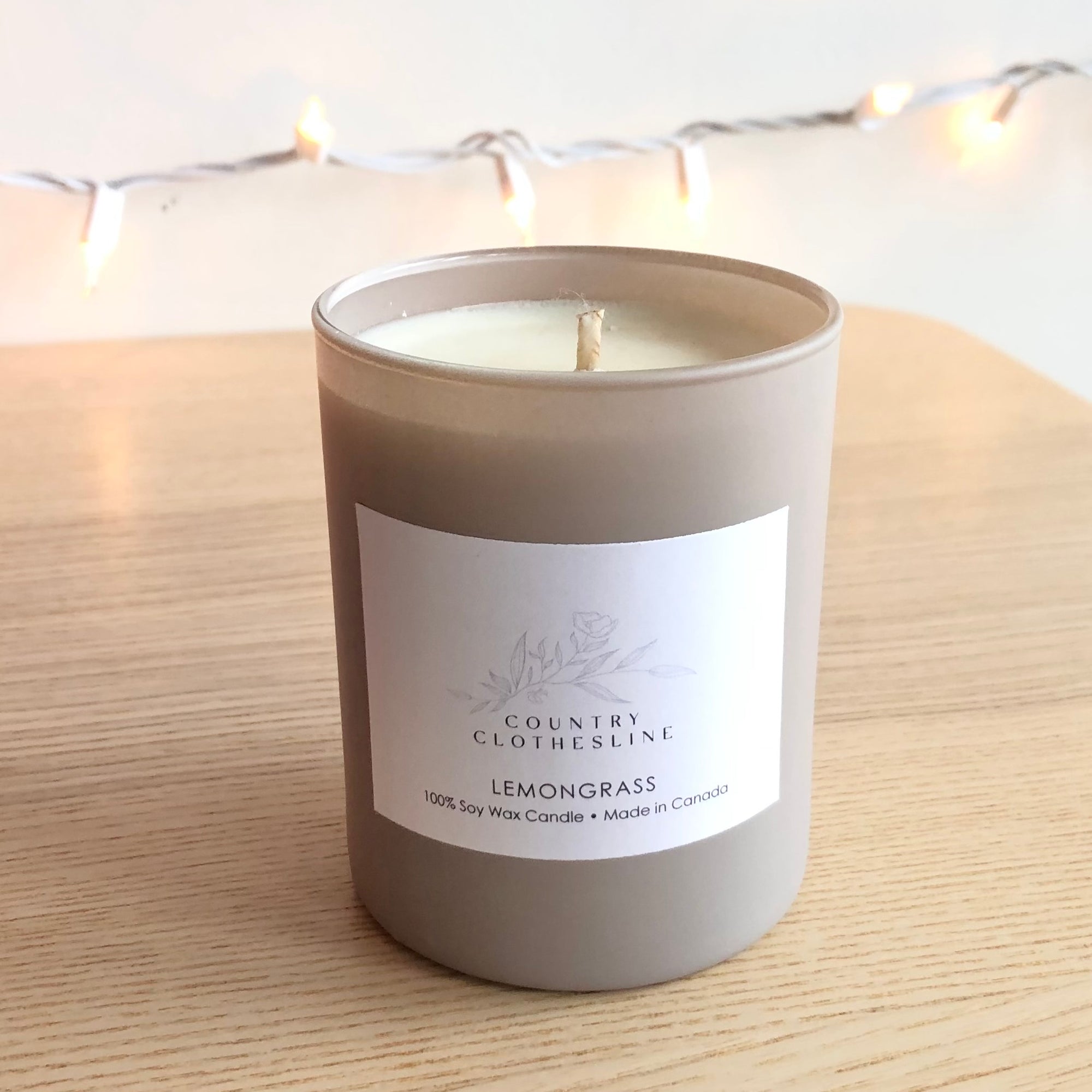 Country Clothesline Soy Candle Lemongrass