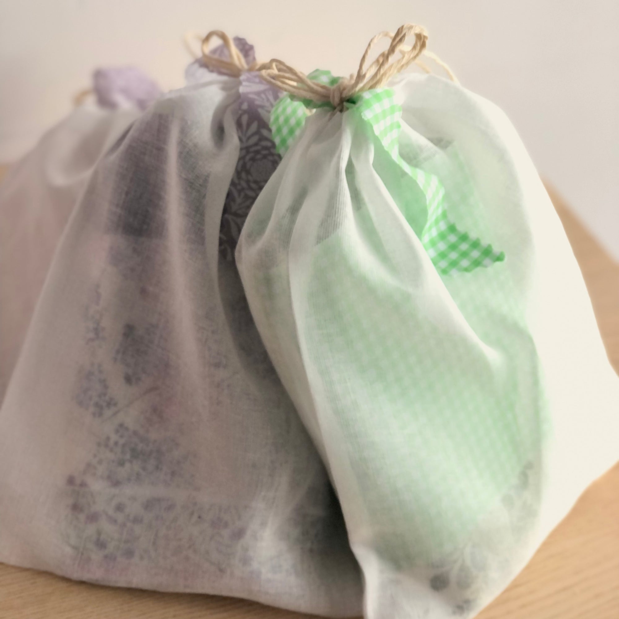 Remnant Bag in Purples or Greens