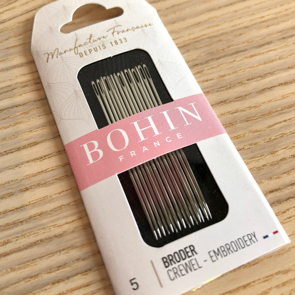 Bohin Crewel Embroidery Needles – Hoop and Frame
