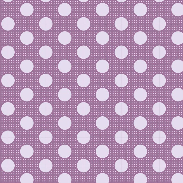 Tilda Medium Dots Lilac quilt fabric