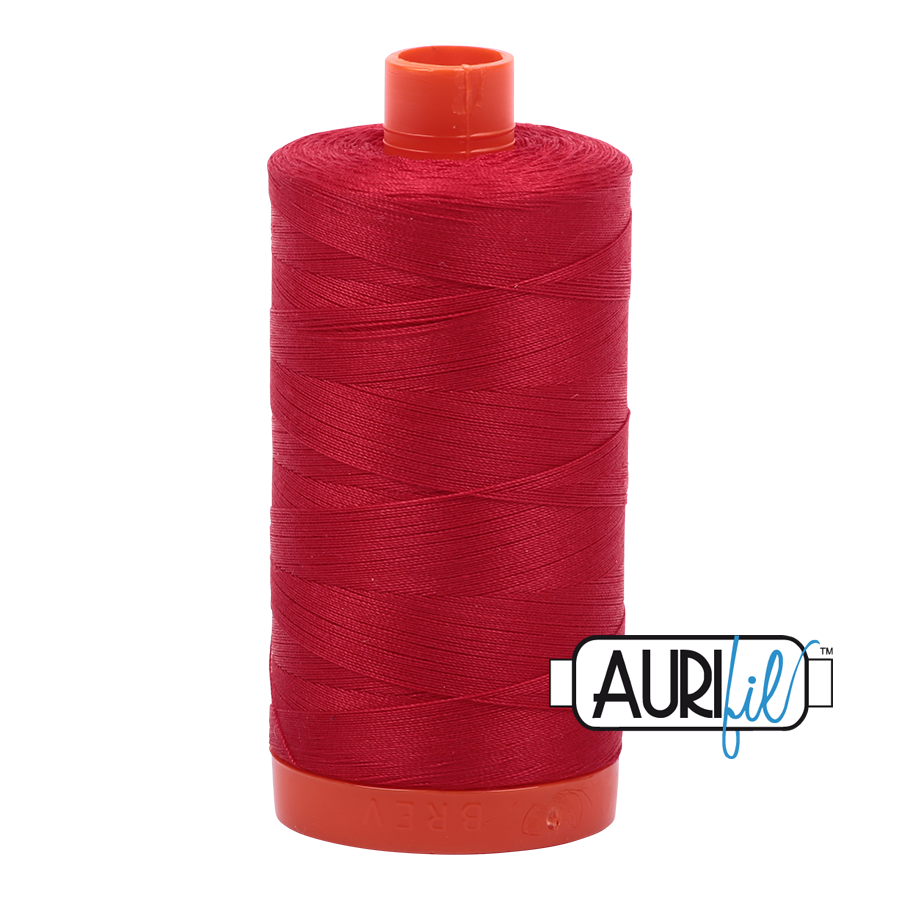 Back in Stock Soon! Aurifil 50wt Thread - Red 2250