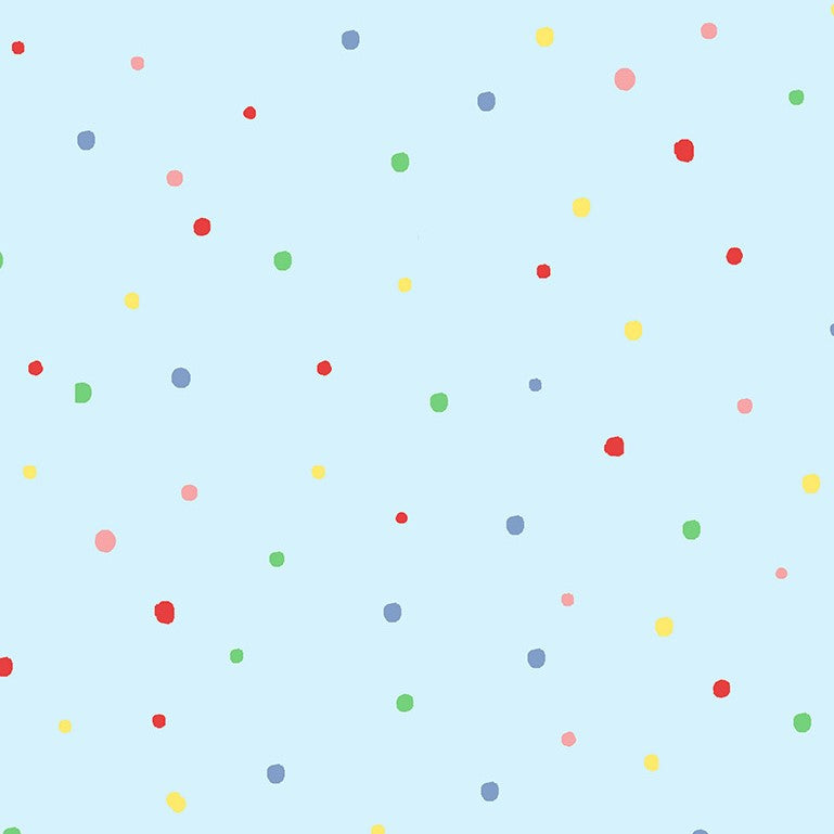 Let's Play Painted Dots Light Blue