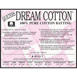 Dream Select Cotton Batting