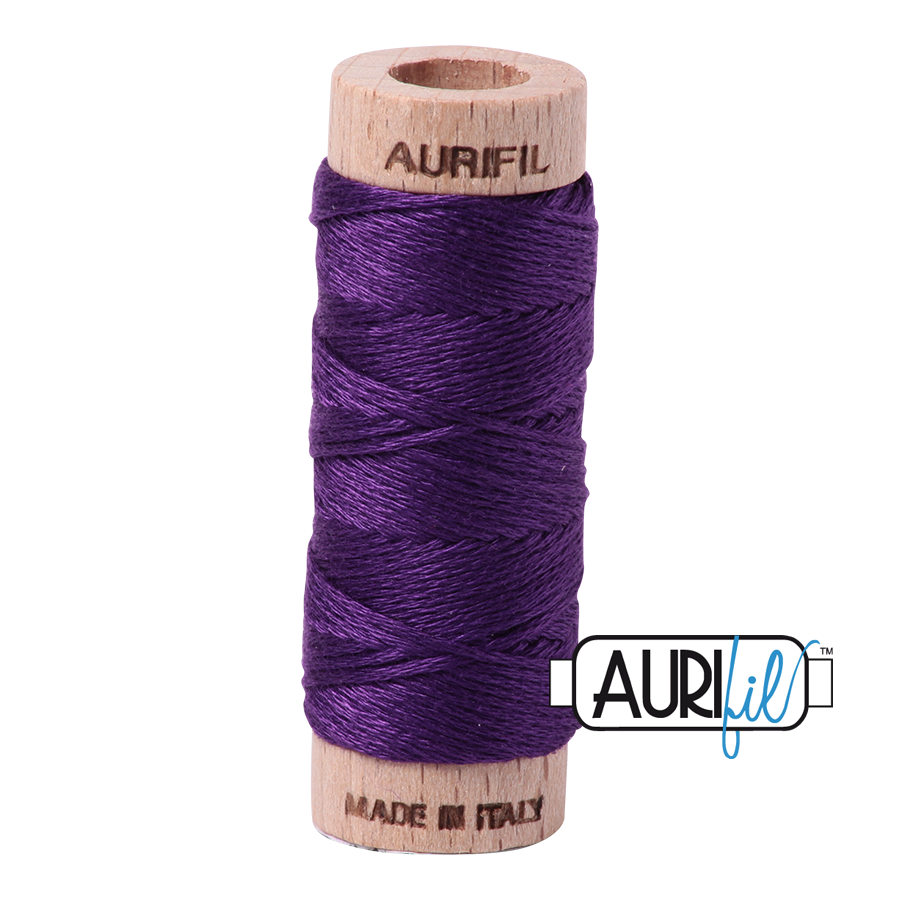 Aurifil 6-strand cotton floss - Medium Purple 2545