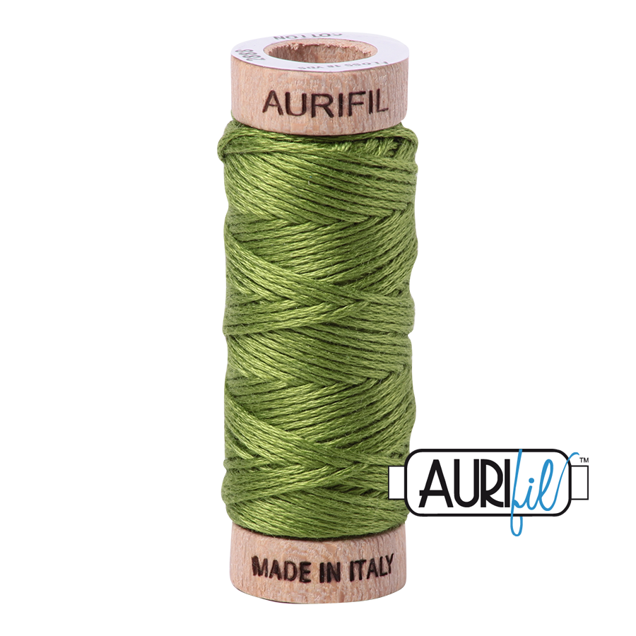Aurifil 6-strand cotton floss - Fern Green 2888