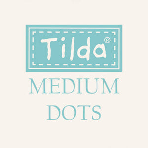 Tilda Medium Dots Denim Blue
