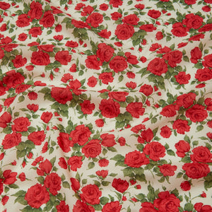 Liberty Tana Lawn Carline Rose Red