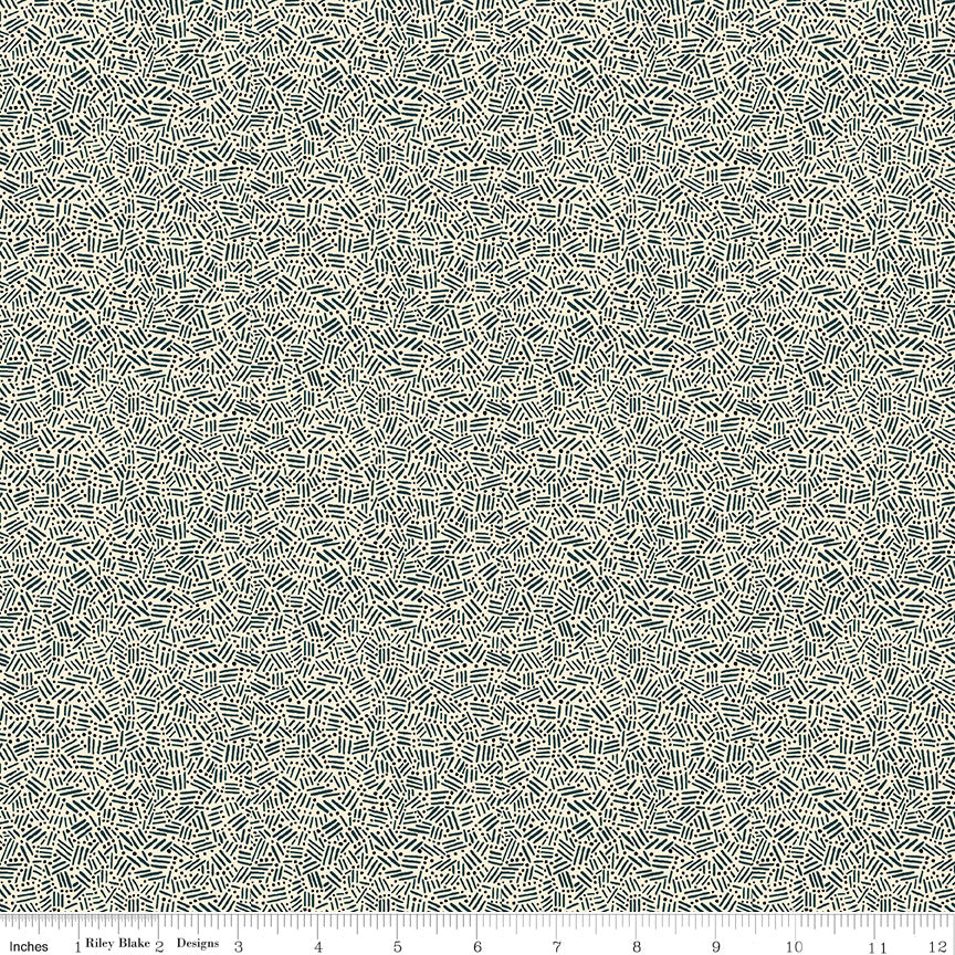 Liberty Arthur's Garden Dots and Dashes Turquoise