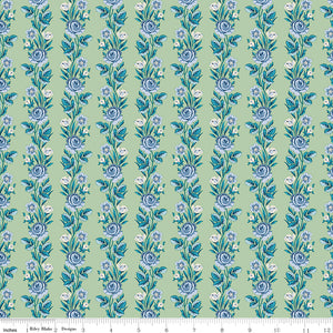 Liberty Palace Gardens Regal Stripe Green