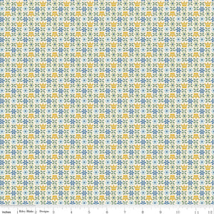 Liberty Palace Gardens Royal Posies Blue