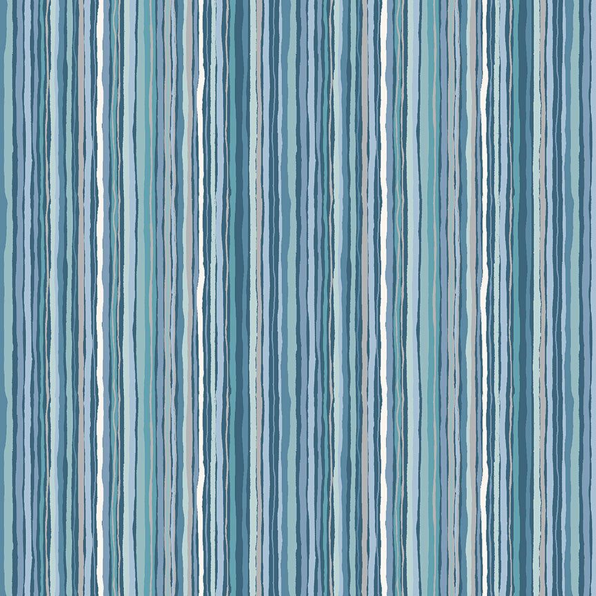 Foxwood Dawn Ripple Stripe Blue