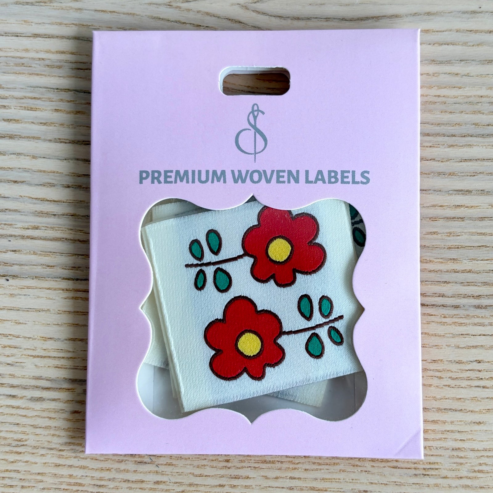 Sew In Labels Flower