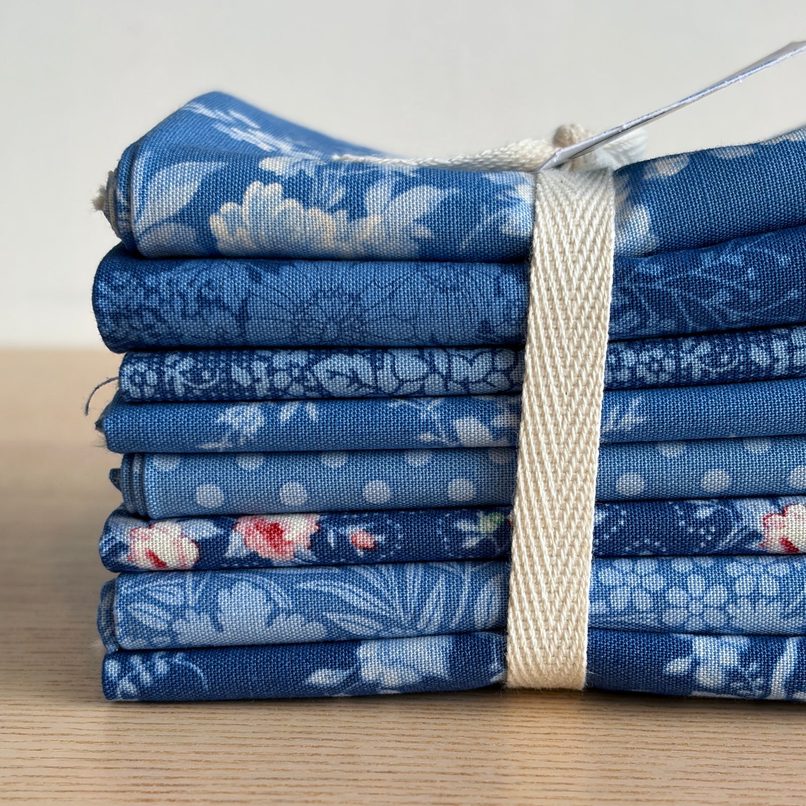 Tilda Something Blue Fat Quarter Bundle Dark