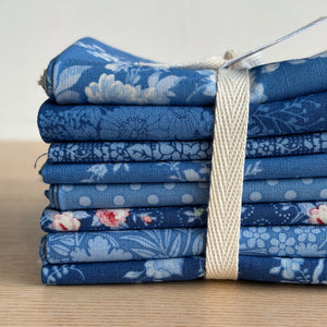 Tilda Something Blue Fat Quarter Bundle Dark