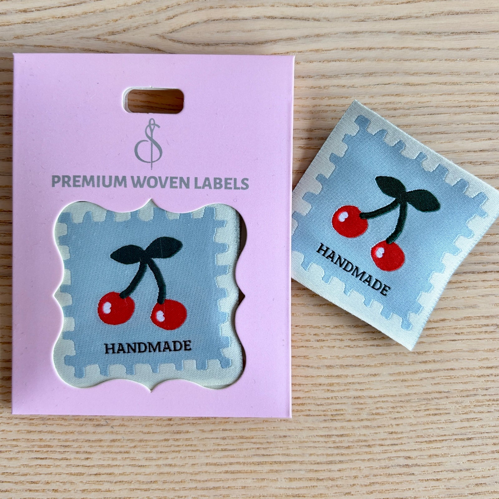 Sew In Labels Cherries