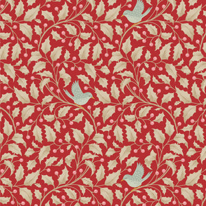 Merry Little Christmas Holly Red