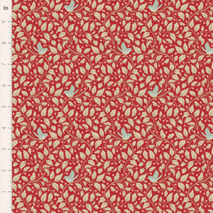Merry Little Christmas Holly Red