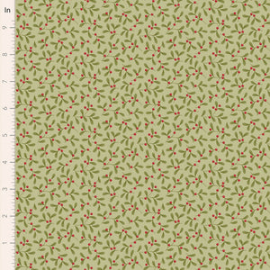 Merry Little Christmas Mistletoe Pistachio
