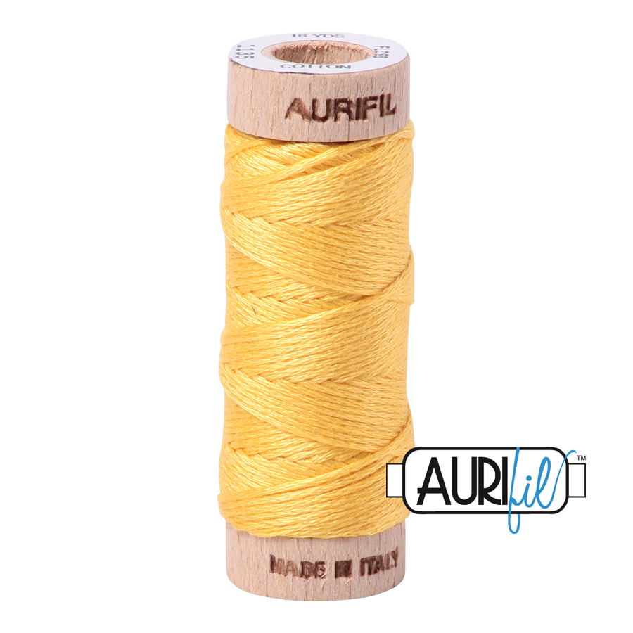 Aurifil 6-Strand Cotton Floss - Yellow 1135