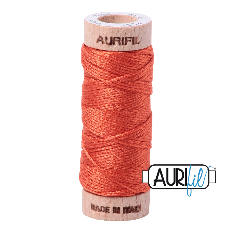 Aurifil 6-Strand Cotton Floss - Dusty Orange 1154