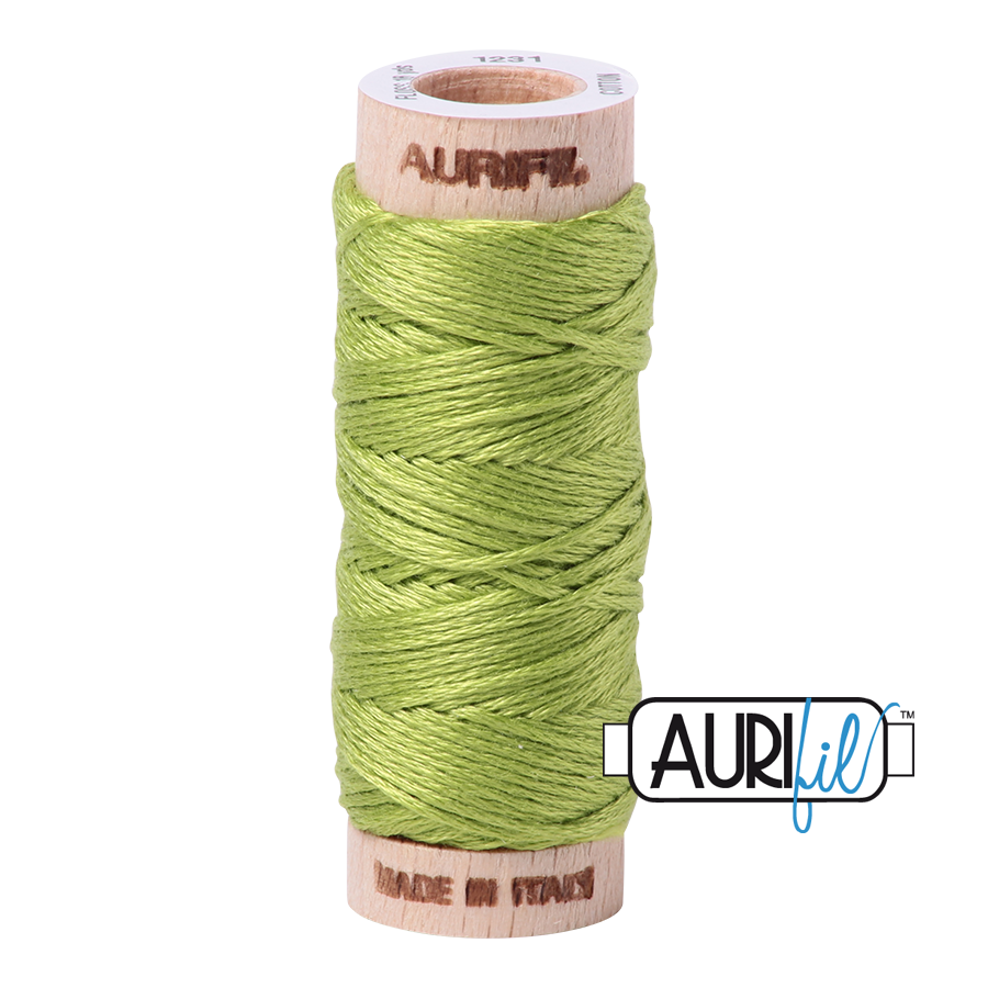 Aurifil 6-strand cotton floss - Spring Green 1231