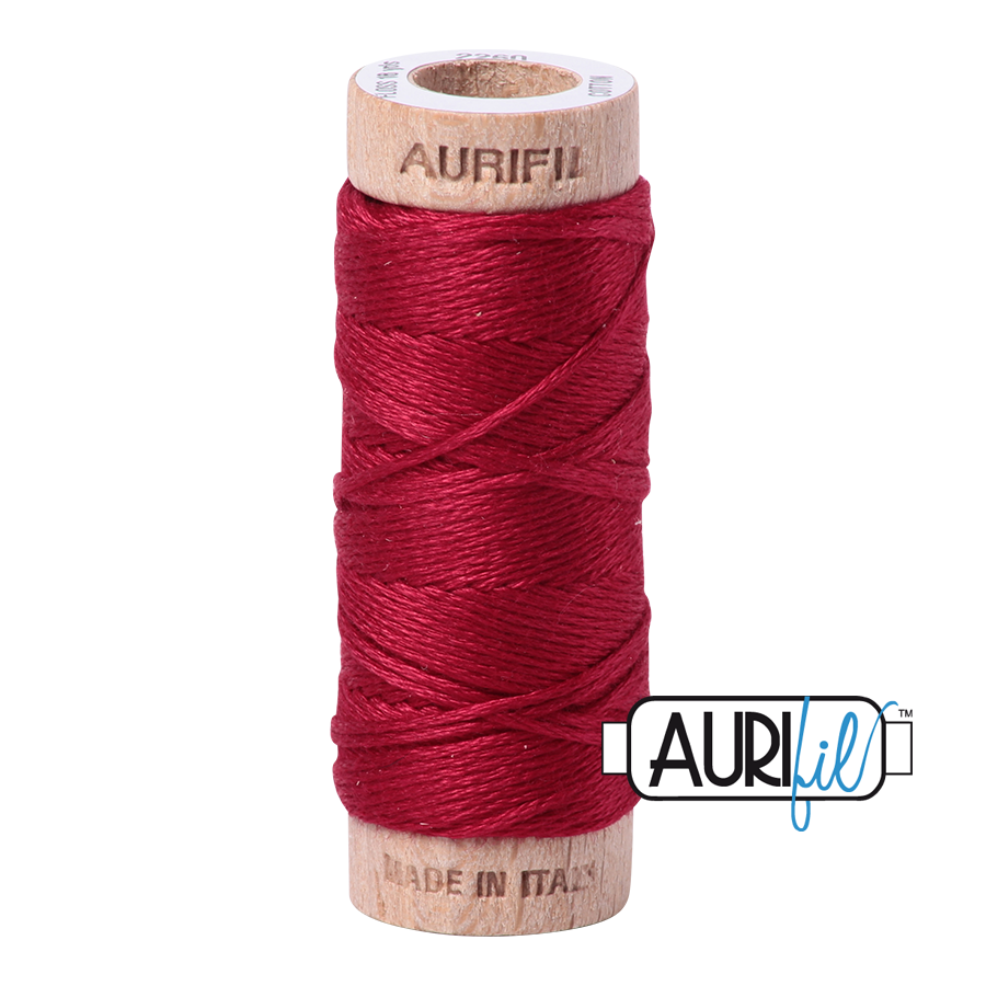 Aurifil 6-strand cotton floss - Red Wine 2260