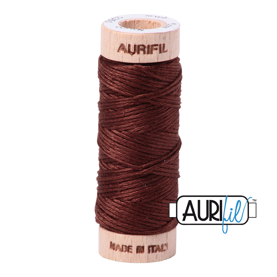 Aurifil 6-Strand Cotton Floss - Chocolate 2360