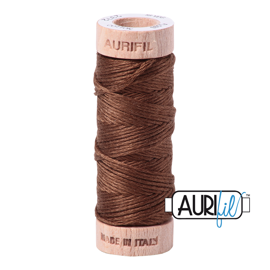 Aurifil 6-Strand Cotton Floss - Dark Antique Gold 2372