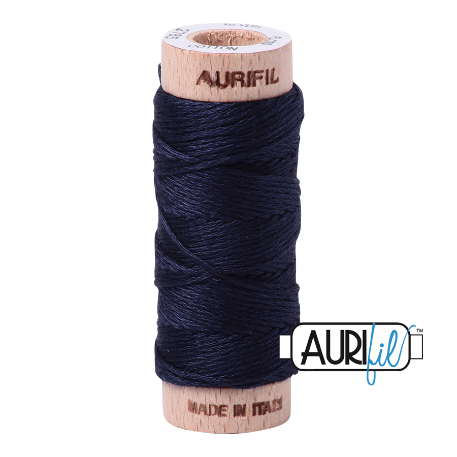 Aurifil 6-Strand Cotton Floss - Very Dark Navy 2785