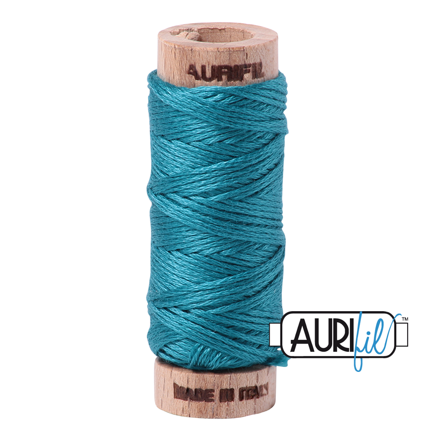 Aurifil 6-Strand Cotton Floss - Dark Turquoise 4182