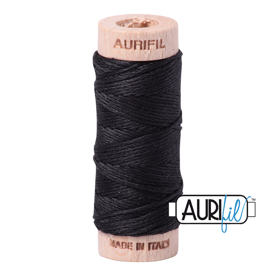 Aurifil 6-Strand Cotton Floss - Very Dark Grey 4241