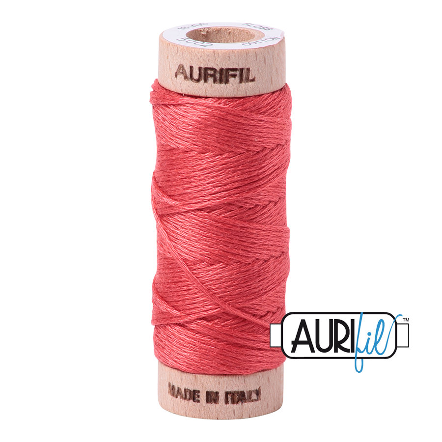 Aurifil 80wt Thread - Medium Red 5002