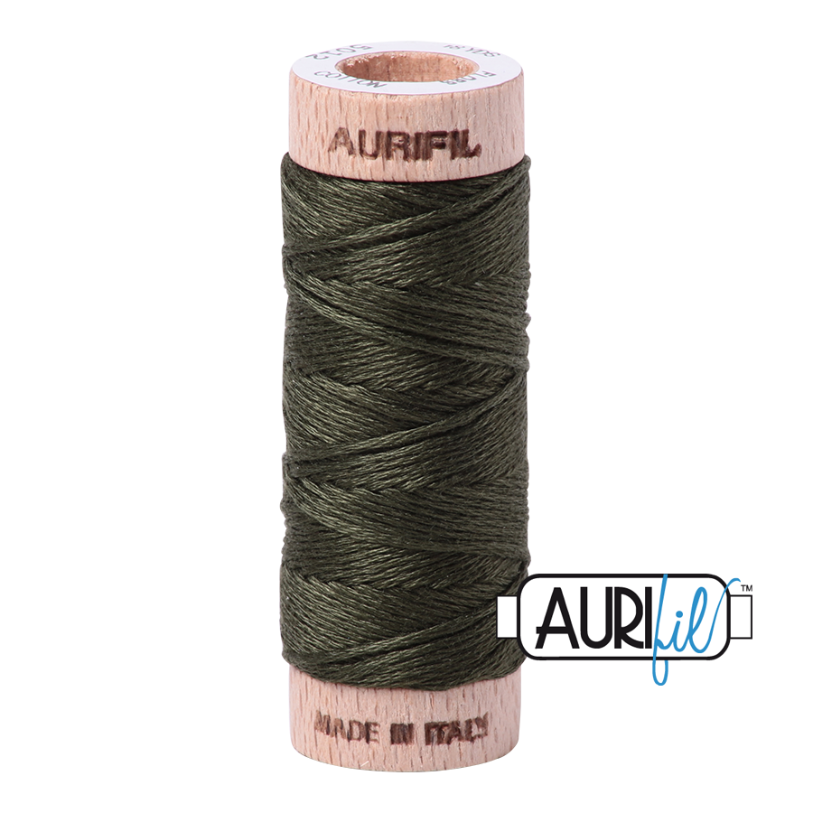 Aurifil 6-Strand Cotton Floss - Dark Green 5012