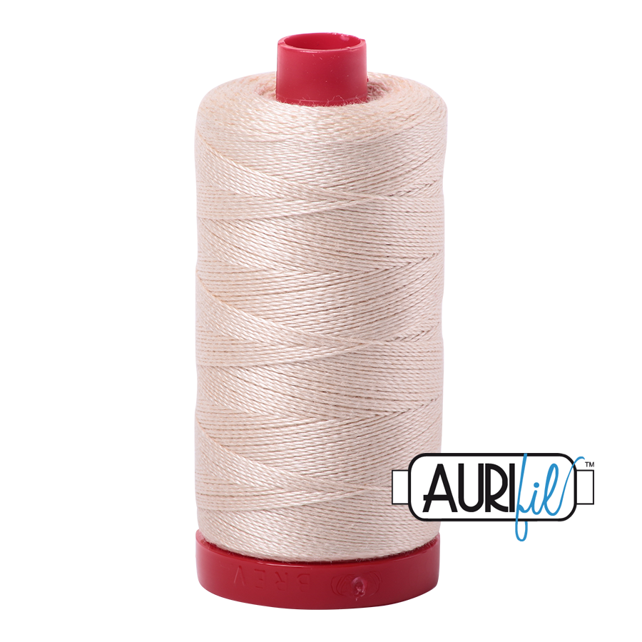 Aurifil 12wt Thread - Light Sand 2000