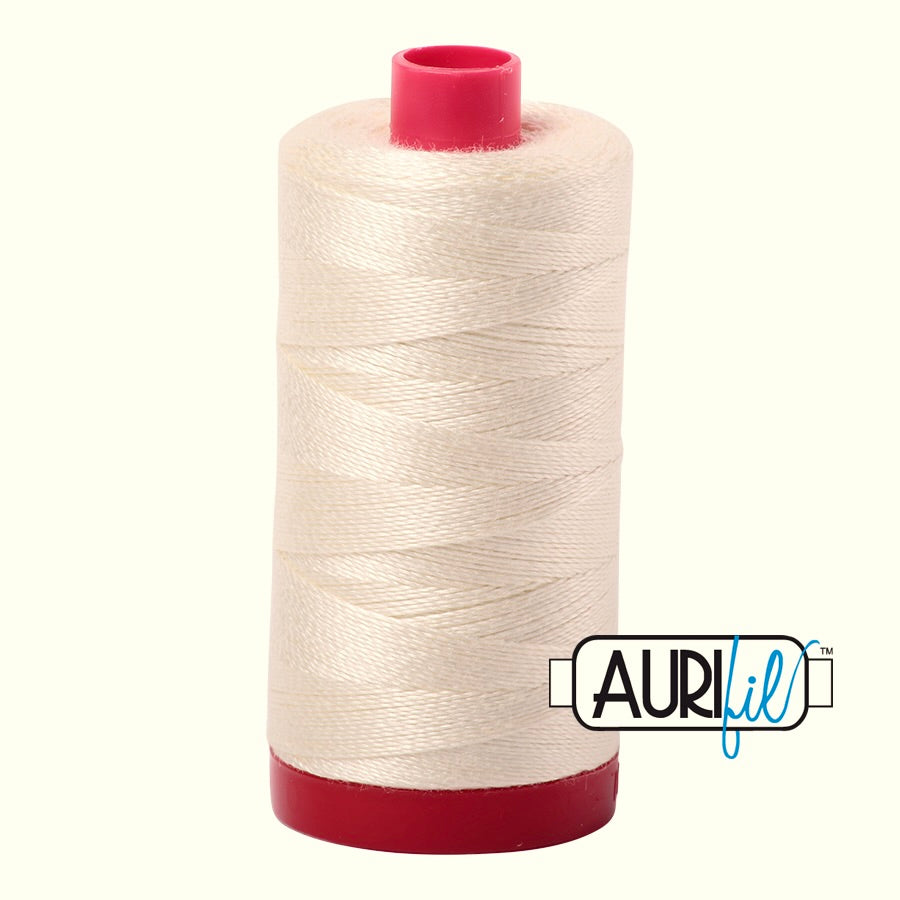 Aurifil 12wt Thread - Chalk 2026