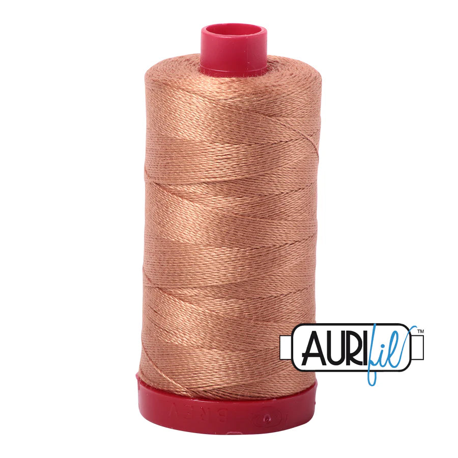 Aurifil 12wt Thread - Light Chestnut 2330