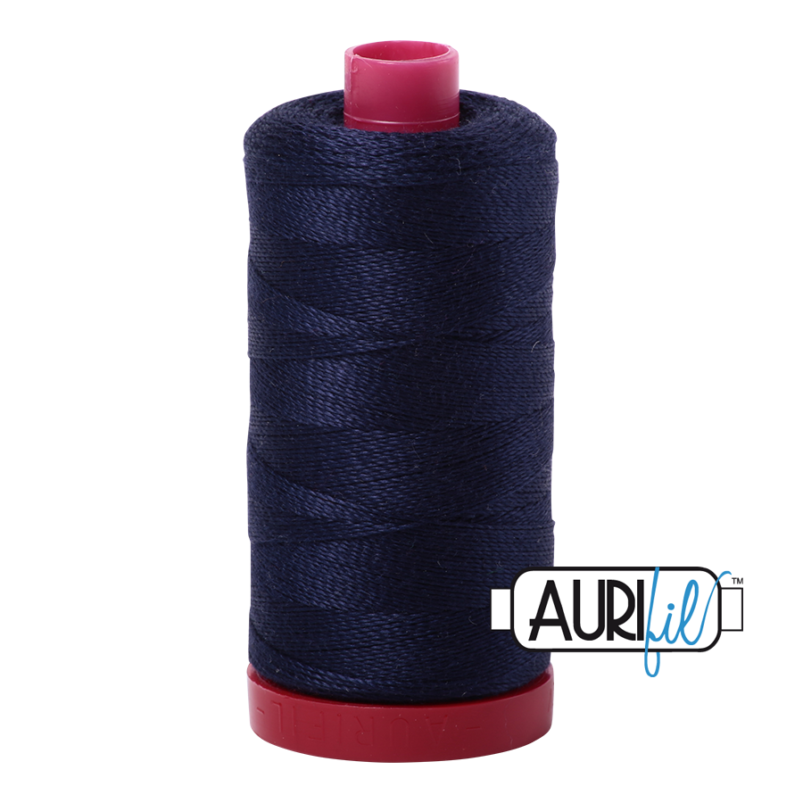 Aurifil 12wt Thread - Dark Navy 2785