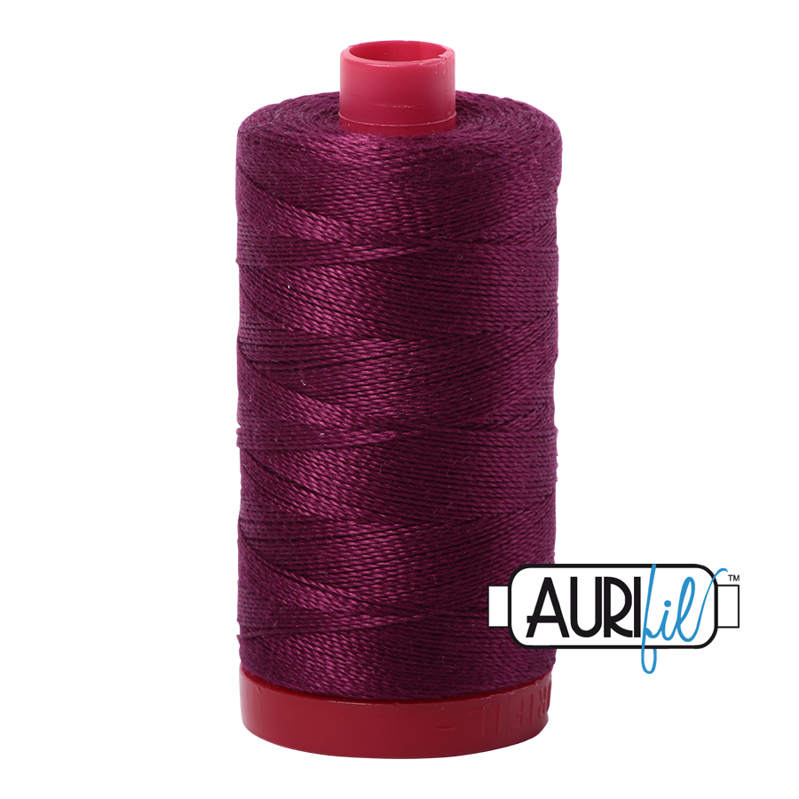 Aurifil 12wt Thread - Plum 4030