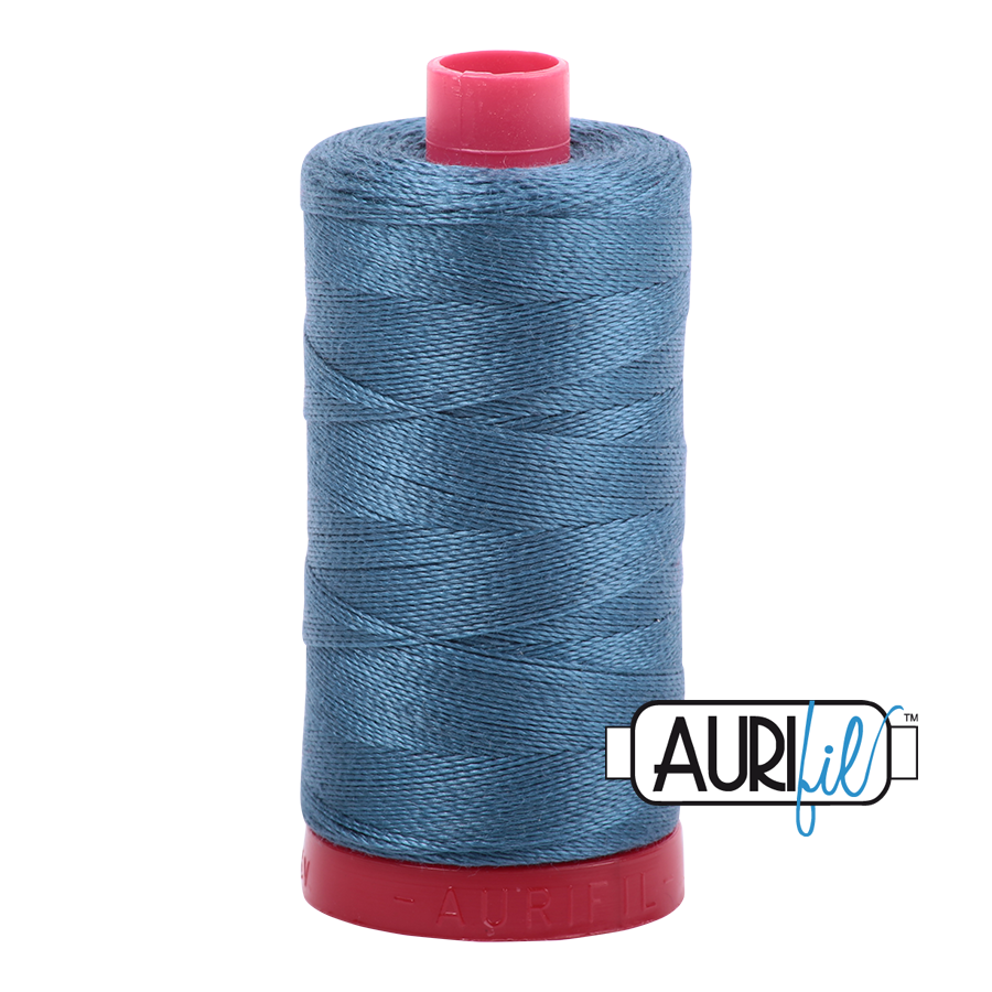 Aurifil 12wt Thread - Smoke Blue 4644