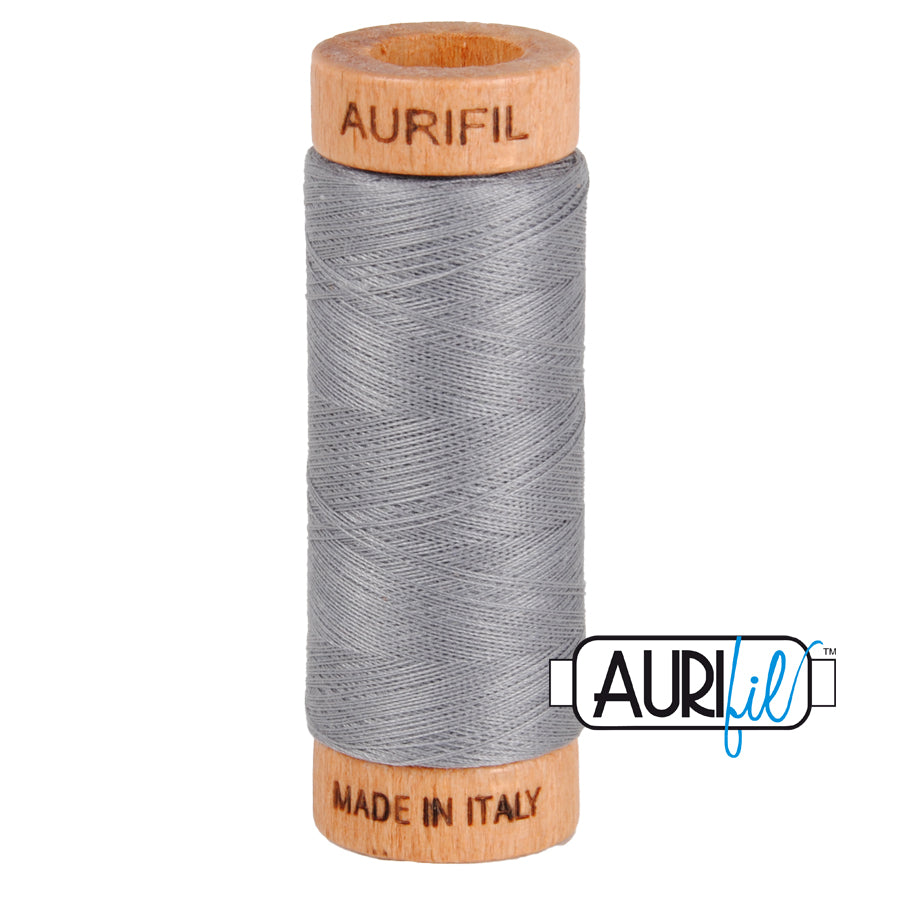 Aurifil 80wt Thread - Grey 2605