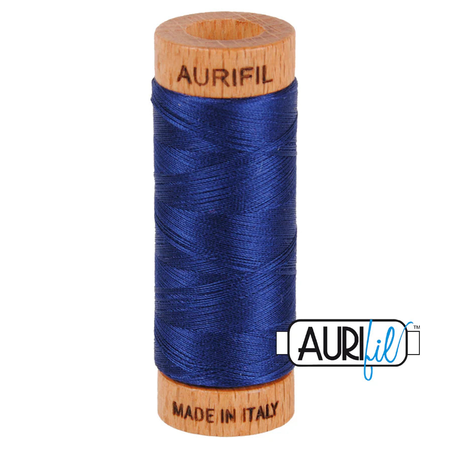 Aurifil 80wt Thread - Dark Navy 2784