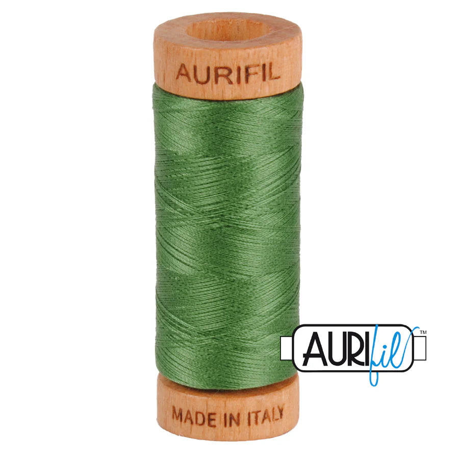 Aurifil 80wt Thread - Very Dark Grass Green 2890