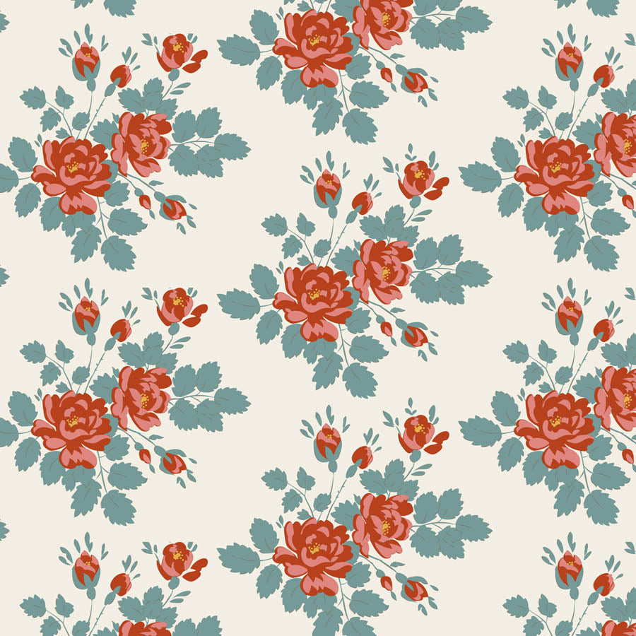 Tilda Village Life Myrtle Teal *Pre-Order*