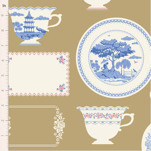 PRE-ORDER Tilda Somthing Blue Labels & Ornaments Ochre
