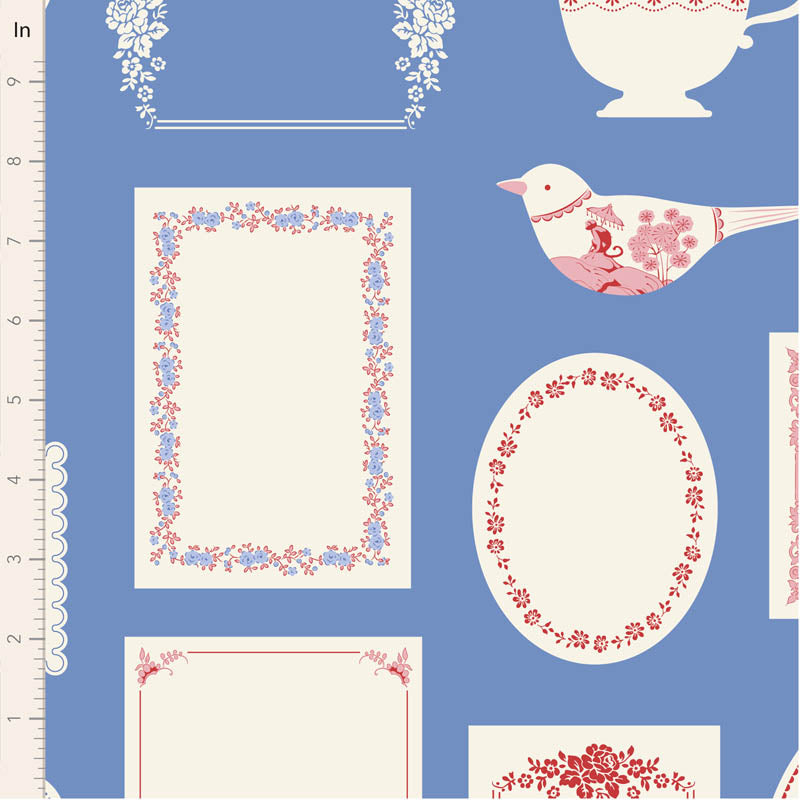 Tilda Somthing Blue Labels & Ornaments Blue