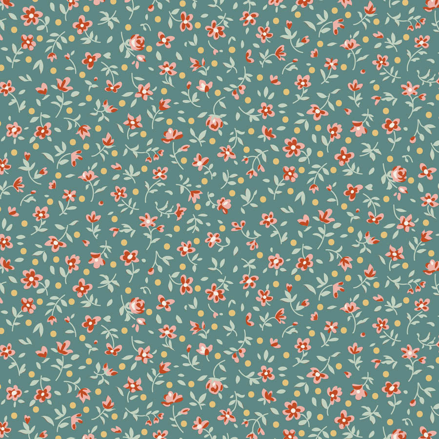 Tilda Village Life Lillian Teal *Pre-Order*