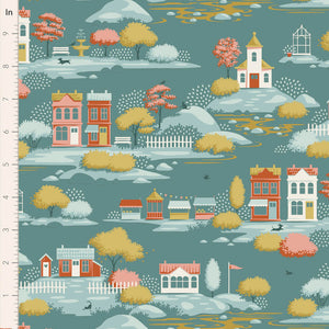 Tilda Village Life Village Teal *Pre-Order*