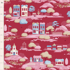Tilda Village Life Village Burgundy *Pre-Order*